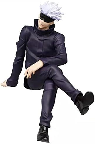 Satoru Gojo and Yuji Itadori collectible figurine set from Jujutsu Kaisen anime – premium 10cm Gojo and 8cm Yuji action figures with iconic poses, vibrant colors, and high-quality design; ideal toys for JJK fans, otaku collectors, and anime figure enthusiasts