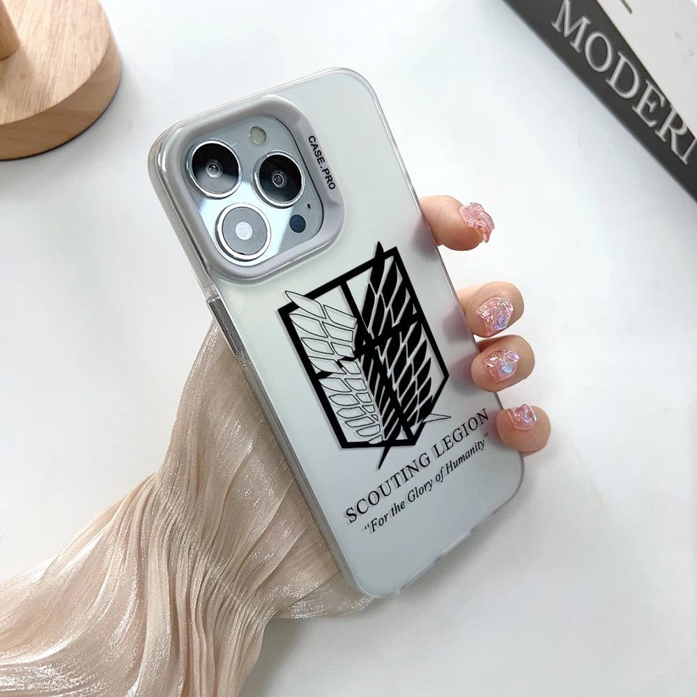 Attack on Titan Anime iPhone 15 Case - Scouting Legion