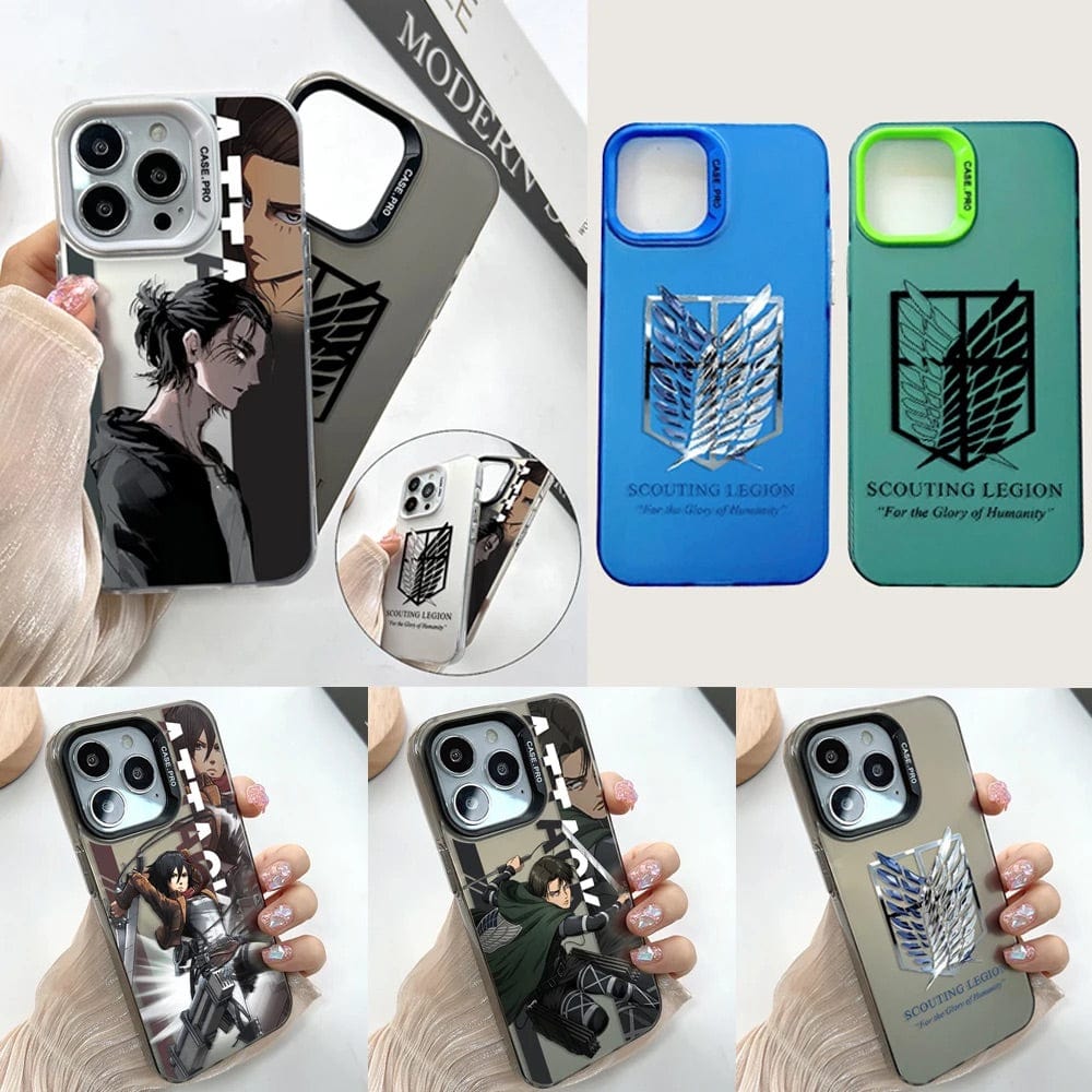 Attack on Titan Anime iPhone 15 Case - Scouting Legion