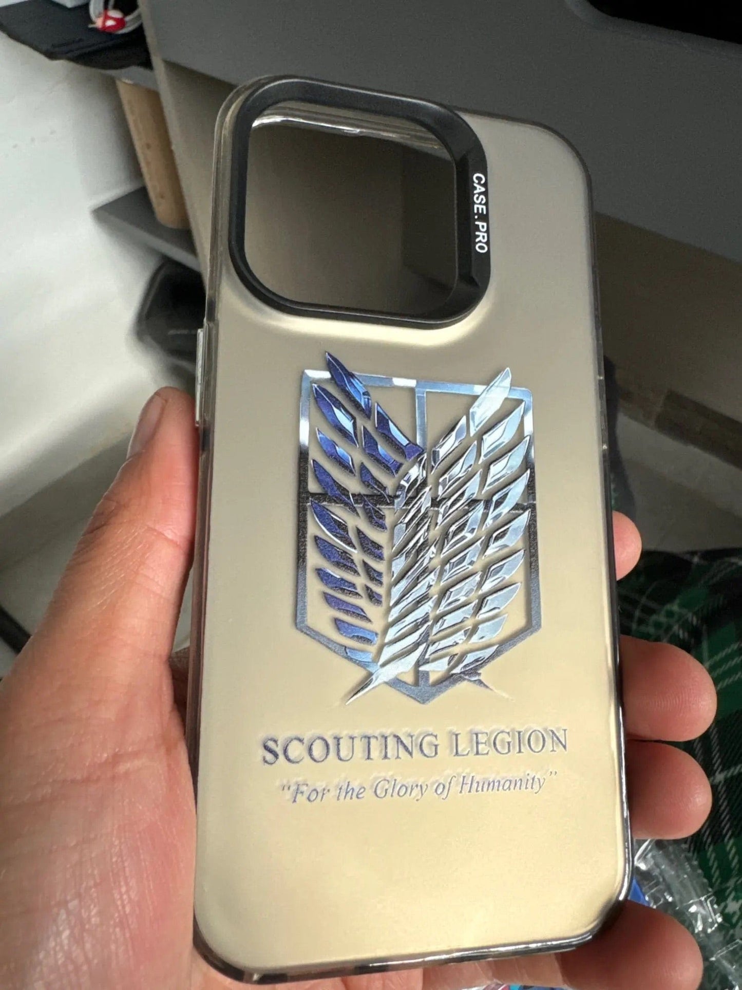 Attack on Titan Anime iPhone 15 Case - Scouting Legion